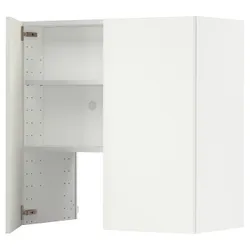 IKEA METOD(295.073.05) шафа з витяжкою та полицею/дверями, білий/Vallstena білий