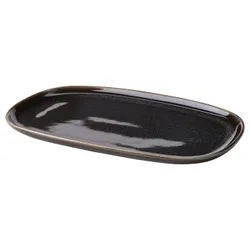 IKEA GLADELIG(505.970.21) тарілка, темно -сірий