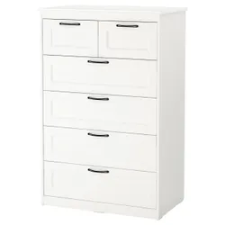 IKEA SONGESAND (903.667.83) Комод, 6 ящиків, коричневий