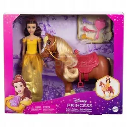 Лялька принцеси Діснея Белла з прекрасним конем Філіпом JBG01