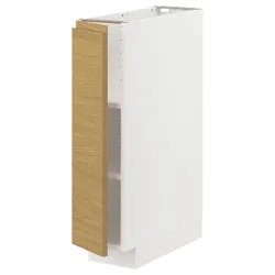 IKEA METOD(895.390.87) підлогова шафа/полиці, білий/імітація Voxtorpа дуб