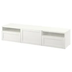 IKEA BESTÅ(993.990.72) тумба під телевізор, білий / Ханвікен білий