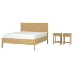 IKEA TONSTAD(696.067.56) Набір меблів для спальні 3 шт, Окл Дуб