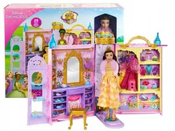 Набір шафи для ляльок принцеси Діснея Белли з лялькою та аксесуарами HXV69