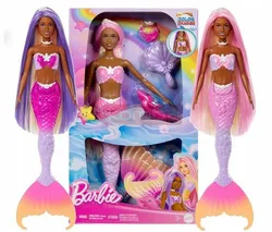 Лялька Барбі Русалка з Брукліна з довгим волоссям, що змінює колір, HRP98