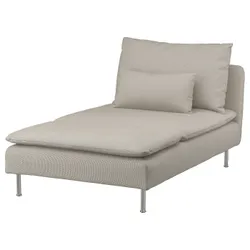 IKEA SÖDERHAMN (694.496.72) шезлонг, Фрідтуна світло-бежевий