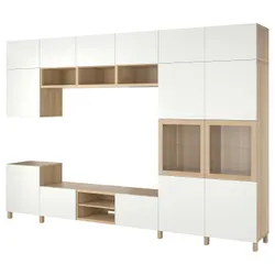 IKEA BESTÅ(894.809.30) Комбінація телевізор/скляні двері