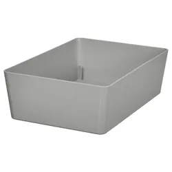 IKEA KUGGIS(605.991.47) контейнер, світло -сірий