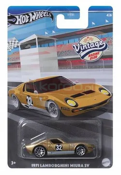 Клуб ретро-перегонів Hot Wheels 4/6 1971 Lamborghini Miura SV HRV03