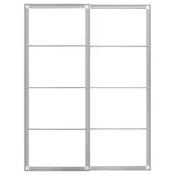 IKEA PAX(104.581.83) корпус розсувних дверей з гідами, алюміній