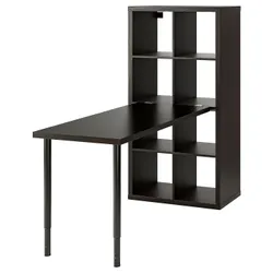 IKEA KALLAX / LAGKAPTEN(494.816.58) стіл, Czarny/czarnybrąz