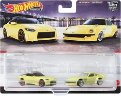 АВТОМОБІЛЬ HOT WHEELS PREMIUM CULTURE HFF33, комплект із 2 машинок Nissan Z Proto, Nissan Fair Lady