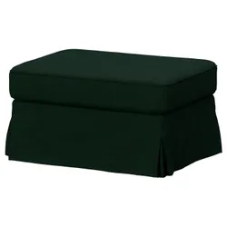 IKEA EKTORP(796.117.38) підніжка з місцем для зберігання, Таллміра темно-зелена