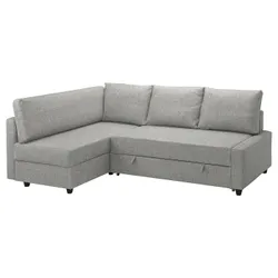 IKEA FRIHETEN / KLAGSHAMN(495.202.35) кут із функцією сну, Ферінг світло -сірий