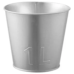 IKEA ÅKERBÄR(904.976.99) Кришка для горщика, всередині/зовні/оцинковані