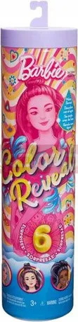 КОЛЬОРОВИЙ СЮРПРИЗ ДЛЯ ЛЯЛЬКИ БАРБІ, КОЛЬОРОВІ ВІЗЕРУНКИ, Color Reveal, 6 КУН