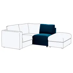 IKEA VIMLE(205.172.62) покриття 1-місної секції, Дюпарп темно-зелено-синій