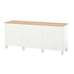 IKEA BESTÅ(594.190.72) поєднання з дверима, білий / Lappviken / Stubbarp білий