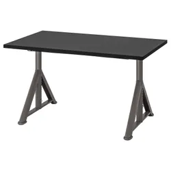 IKEA IDÅSEN(192.810.24) письмовий стіл, чорний / темно-сірий
