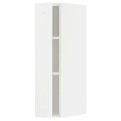 IKEA METOD(394.734.99) навісна шафа з полицями, Enköping білий / ефект білого дерева