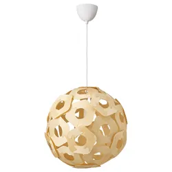 IKEA ÖDLEBLAD / SUNNEBY(496.040.13) підвісна лампа, Окл береза/білий