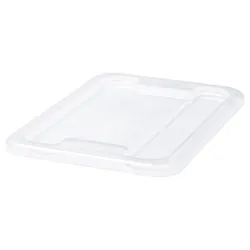 IKEA SAMLA (504.550.88) кришка для ящика 5л, прозорий