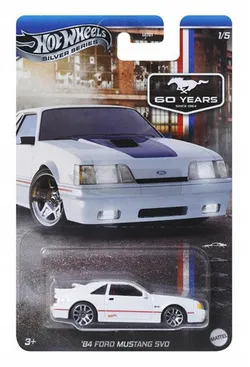 СРІБНА СЕРІЯ HOT WHEELS 60 років Ford Mustang 1/5 '84 Ford Mustang SVD JBY50