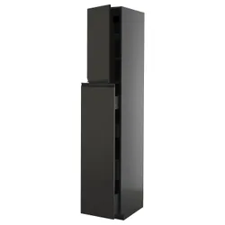 IKEA METOD / KNIVSHULT(895.896.28) Sza wysie z 4su/1drz/2opło, Чарнозарій/upplöv матовий антрацит