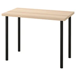 IKEA LINNMON / ADILS(994.163.40) письмовий стіл, ефект білого/чорного мореного дуба