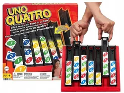 ОРІГІНАЛЬНА КАРТКОВА ГРА UNO QUATRO для всієї родини HPF82