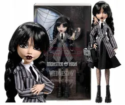 Колекційна лялька MONSTER HIGH WEDNESDAY У ШКІЛЬНІЙ ФОРМІ HXJ04