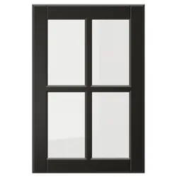 IKEA BODBYN(405.686.13) скляні двері, чорний