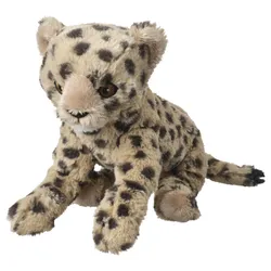 IKEA SANDLÖPARE(006.030.72) м'яка іграшка, cheetah baby/бежевий