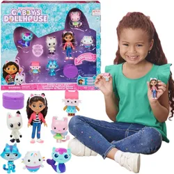 ВЕЛИКИЙ НАБІР З 7 ФІГУРІК GABI'S CAT HOUSE PANDA MERMERCAT FAIRY KITT