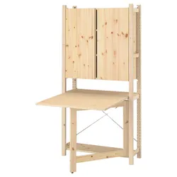 IKEA IVAR(794.695.27) 1 сек/шафа зі складним столом, сосна