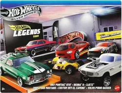 Набір машинок HOT WHEELS SILVER SERIES Legends Tour, що складається з 6 штук, JBY78