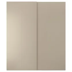 IKEA HASVIK(005.109.64) Розсувні двері, бежевий