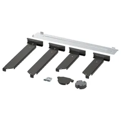 IKEA UTRUSTA(206.040.99) Монтажний комплект для функції розширення, чорний сірий