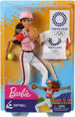 Лялька Барбі, олімпійська гравчиня в софтбол GJL77