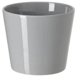 IKEA SKOGSVINBÄR (005.084.47) Кришка для квіткового горщика, всередину / назовні сірий