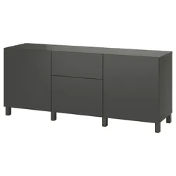 IKEA BESTÅ(995.558.40) комбінація з висувними ящиками, темно-сірий/Lappviken/Stubbarp темно-сірий