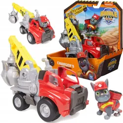 ЗАРЯДНИЙ ПРИСТРІЙ ДЛЯ БУДІВЕЛЬНОЇ МАШИНИ PAW PATROL РУБЛ І ЕКІПАЖ З ФІГУРКОЮ