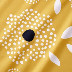 IKEA KLIPPAN(906.002.72) 2 -особистого покриття дивана, Tingetorp жовтий/білий/квітковий малюнок