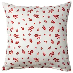 IKEA TÅGSÄCKMAL(006.208.73) наволочка, білий/квітковий візерунок