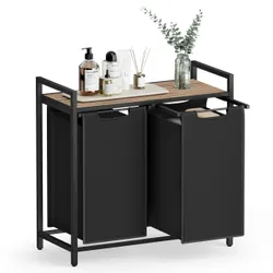 Кошик пральний з 2 чорними контейнерами