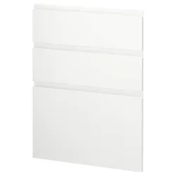IKEA METOD(594.499.22) 3 передні панелі для посудомийної машини, Voxtorp матовий білий
