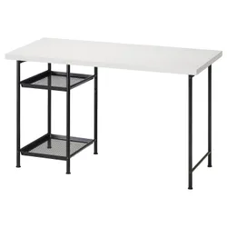 IKEA LAGKAPTEN / SPÄND(995.636.37) стіл, білий/чорний