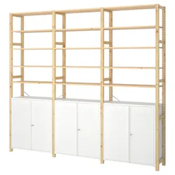 IKEA IVAR(694.038.29) 3 секції/шафа/полиці, сосна/білий