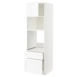 IKEA METOD / MAXIMERA(694.735.77) в сз д пиріг / мікр з дрз / 2 сзу, Enköping білий/імітація дерева білий
