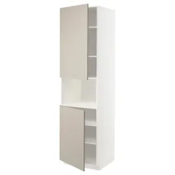 IKEA METOD(794.560.11) шоста висока мікро 2д / пол, білий/Stensund beige
